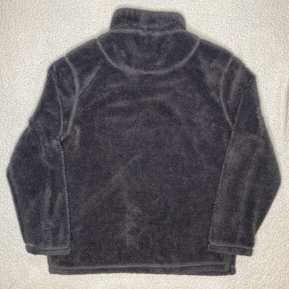 True Grit Gray Fleece 1/4 Zip Pullover: Size Small - Picture 2 of 11